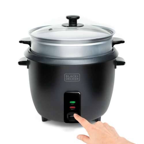 kuhalo za rižu Black & Decker ES9680120B Crna Nehrđajući Čelik 700 W 29 x 29 x 29 cm 1,8 L Cijena