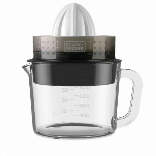 Električni sokovnik Black & Decker ES9240070B                      Bijela Crna Prozirni 30 W 1 L Cijena