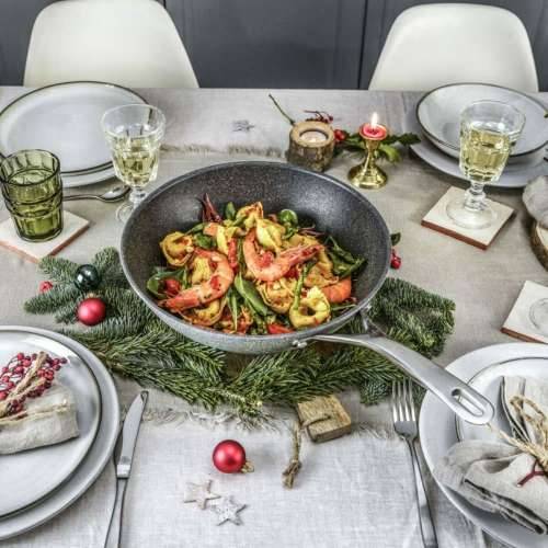 Tava za Wok Ballarini 75002-815-0 Antracitna Nehrđajući Čelik Aluminij Ø 30 cm (1 kom.) Cijena
