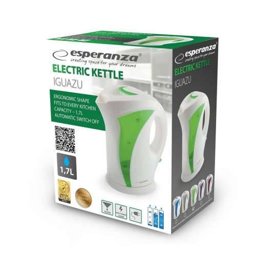 Kuhalo Esperanza EKK018G  Bijela Zelena Pisana Plastika 2200 W 1,7 L Cijena