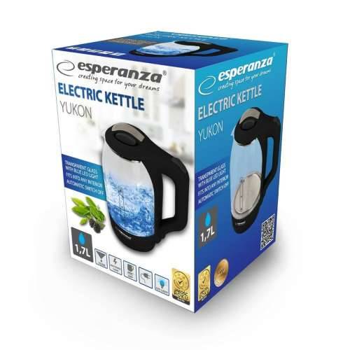 Kuhalo Esperanza EKK025K  Crna Pisana Staklo Plastika 1500 W 1,7 L Cijena