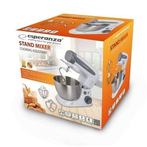 Kuhinjski robot Esperanza EKM024 Bijela Siva 800 W 4 L Cijena
