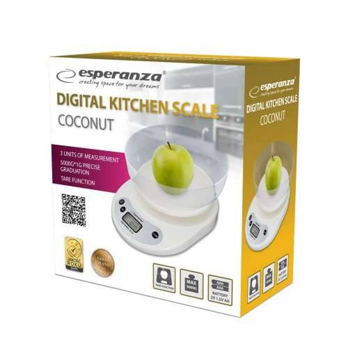 kuhinjsku vagu Esperanza EKS007 Bijela 5 kg Cijena