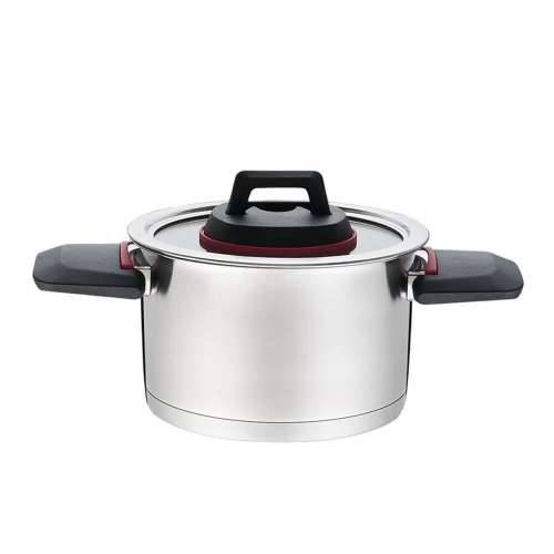 Lonac s Poklopcem Feel Maestro MR-3530-18 Crno crvena Čelik Nehrđajući Čelik Plastika Ø 18 cm 2,3 L Cijena