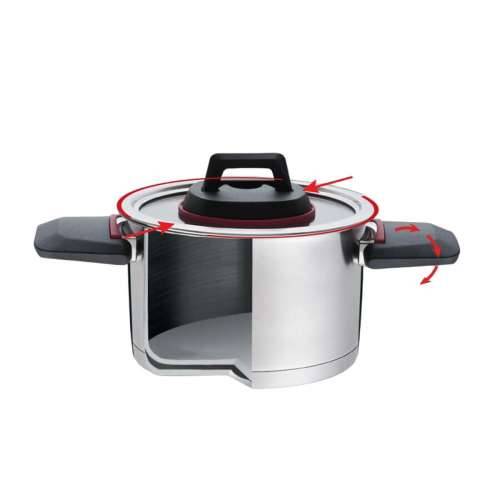 Lonac s Poklopcem Feel Maestro MR-3530-18 Crno crvena Čelik Nehrđajući Čelik Plastika Ø 18 cm 2,3 L Cijena