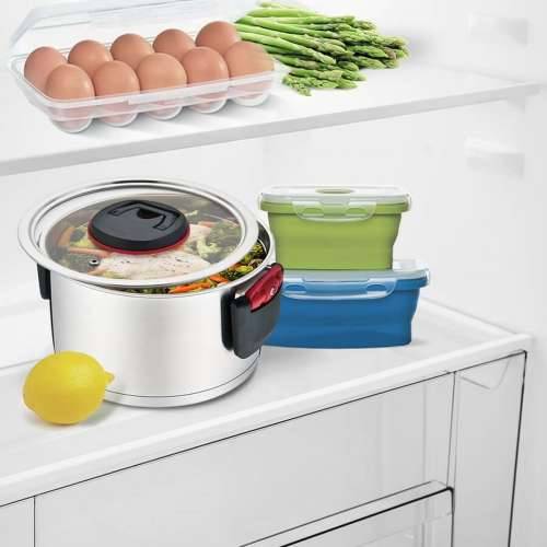 Lonac s Poklopcem Feel Maestro  MR-3530-20 Crno crvena Čelik Nehrđajući Čelik Plastika Ø 20 cm 3,2 L Cijena