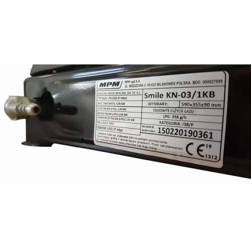 Plinska Ploča Mpm SMILE-KN-03/1KB                 57 cm 5200 W Cijena