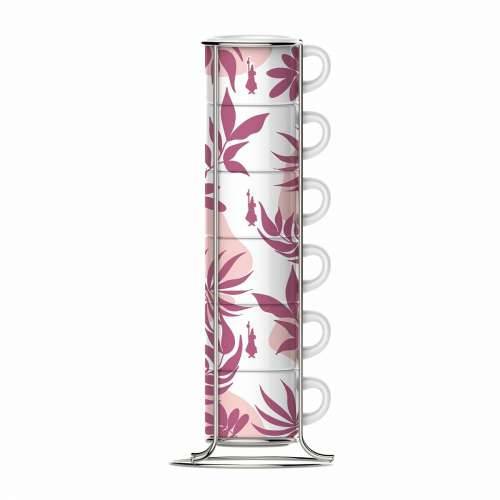 Set 6 Šalica za Kavu Bialetti 29596 Bijela Roza Porculan 90 ml (6 kom.) Cijena