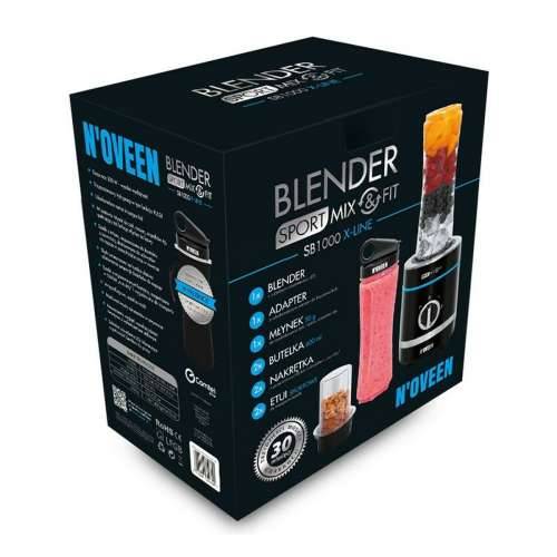 Mikser u posudi N’oveen SB1000 Crna 300 W 600 ml Cijena