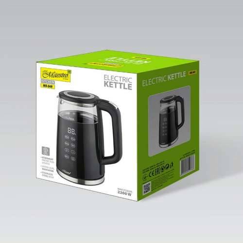 Kuhalo Feel Maestro MR-049 Crna Providan Kristal Borosilikatno staklo 2200 W 1,7 L Cijena
