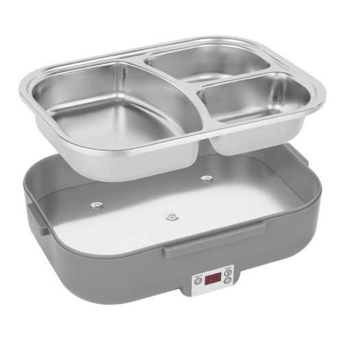 Električna Kutija za Ručak N’oveen LB640 Tamno sivo Nehrđajući Čelik 24 x 11 x 18,5 cm Cijena