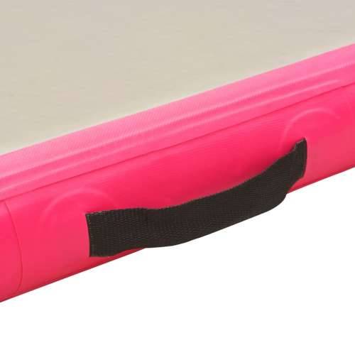 Strunjača na napuhavanje s crpkom 300 x 100 x 10 cm PVC roza Cijena