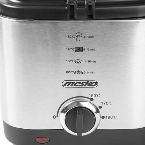 Friteza Mesko MS 4910 Crna Srebrna 900 W 1,5 L Cijena