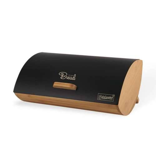 Košara za Kruh Feel Maestro MR-1775-BLACK Crna Drvo Metal Bambus 25 x 13,3 x 36,5 cm Cijena