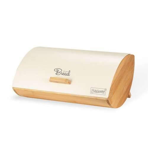 Košara za Kruh Feel Maestro MR-1775-IVORY Bjelokost Drvo Metal Bambus 25 x 13,3 x 36,5 cm Cijena