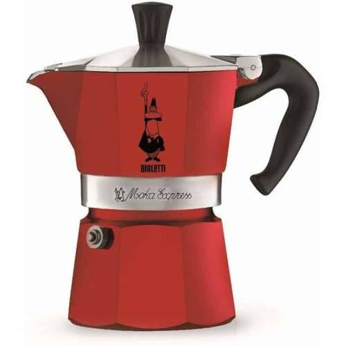 Talijanska Moka za Kavu Bialetti Moka Crvena Aluminij 3 Tasītes Cijena