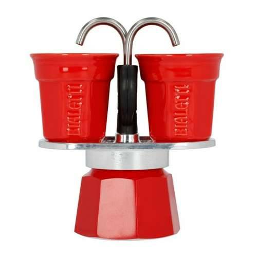 Talijanska Moka za Kavu Bialetti Crvena Aluminij 100 ml 2 Tasītes Cijena