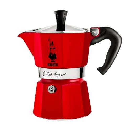 Talijanska Moka za Kavu Bialetti Crvena Aluminij 50 ml 1 Šalica Cijena