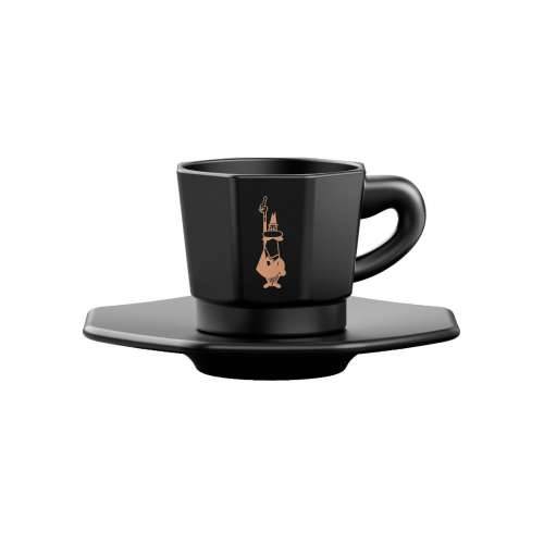 Set Šalica za Kavu Bialetti 700000671 Crna Porculan 75 ml Cijena