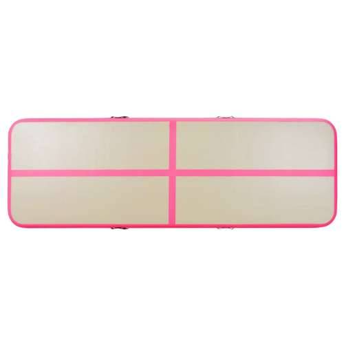 Strunjača na napuhavanje s crpkom 800 x 100 x 10 cm PVC roza Cijena