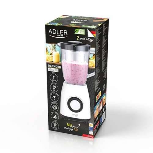 Mikser u posudi Adler AD 4085 Bijela Crna 1000 W 1,5 L Cijena