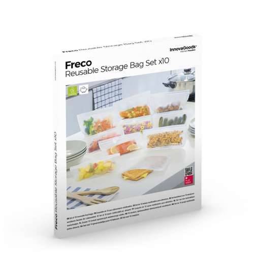 Set Vrećica za Hranu za Višekratnu Upotrebu Freco InnovaGoods 10 Dijelovi Cijena
