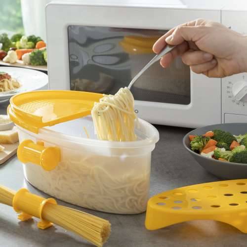 Mikrovalna kuhala za tjesteninu 4 u 1 s dodacima i receptima Pastrainest InnovaGoods Cijena