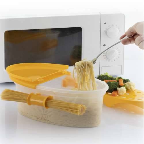 Mikrovalna kuhala za tjesteninu 4 u 1 s dodacima i receptima Pastrainest InnovaGoods Cijena