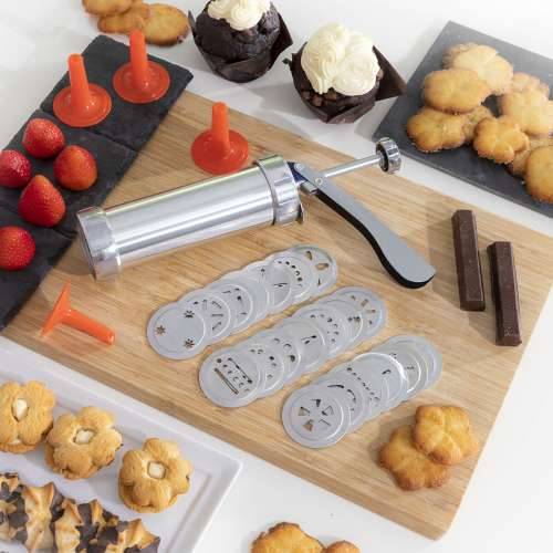 Aparat za kolačiće i slastičarska vrećica 2-u-1 Prekies InnovaGoods Cijena
