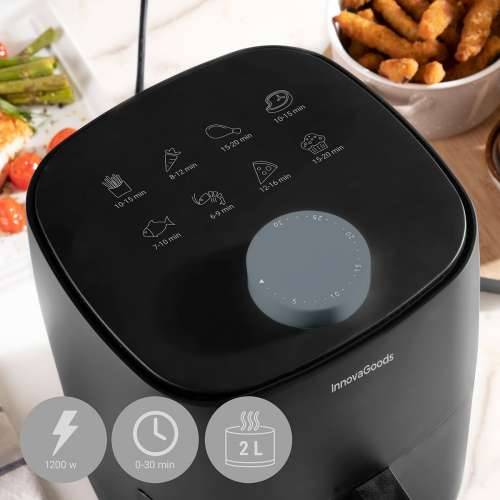 Friteza na Zrak InnovaGoods Fryinn Lite 2000 Crna 1200 W 2 L Cijena