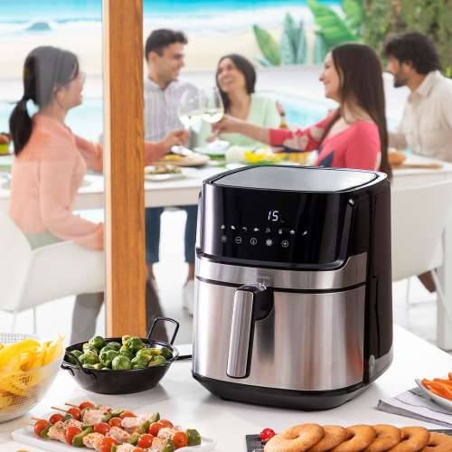 Friteza na Zrak InnovaGoods Fryinn Pro 5500 Crna 1700 W 5,5 L Nehrđajući Čelik Cijena