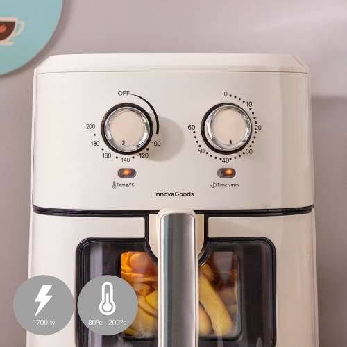 Friteza na Zrak InnovaGoods Vynner Pro 6500 Krema 1700 W 6,5 L Nehrđajući Čelik Cijena