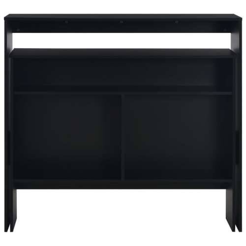 Barski stol s 2 stolne ploče crni 130 x 40 x 120 cm - Crna 1 Cijena