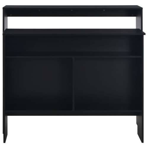 Barski stol s 2 stolne ploče crni 130 x 40 x 120 cm - Crna 1 Cijena