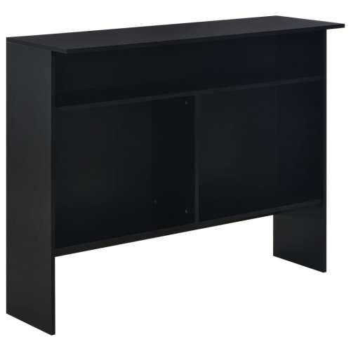Barski stol s 2 stolne ploče crni 130 x 40 x 120 cm - Crna 1 Cijena