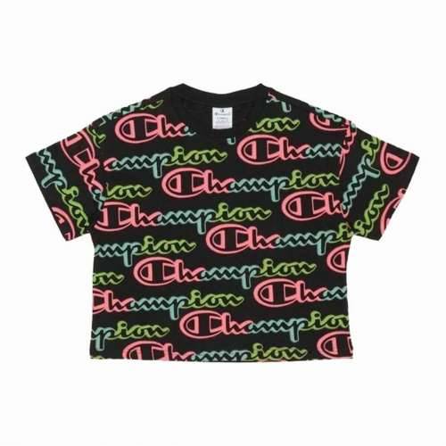 Ženska Majica Kratkih Rukava Champion Crewneck Croptop Crna Cijena
