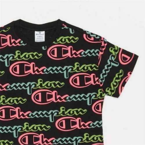 Ženska Majica Kratkih Rukava Champion Crewneck Croptop Crna Cijena