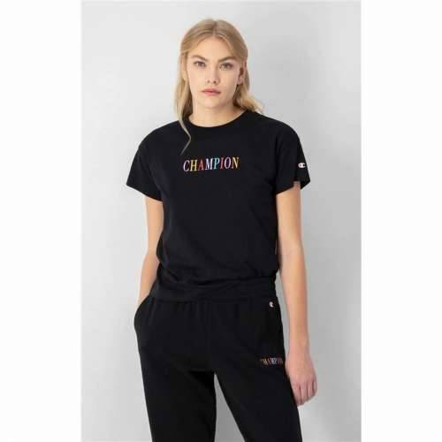 Ženska Majica Kratkih Rukava Champion Crewneck Croptop Crna Cijena
