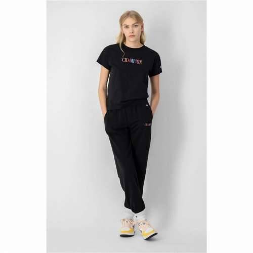 Ženska Majica Kratkih Rukava Champion Crewneck Croptop Crna Cijena