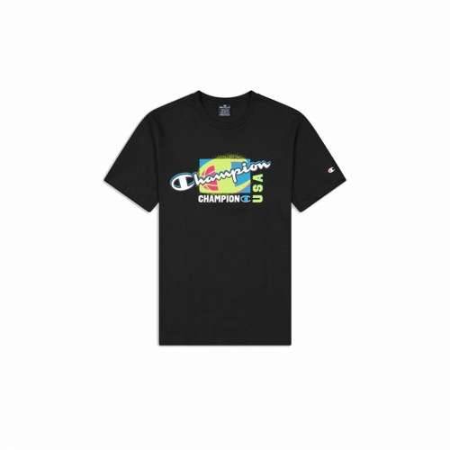 Muška Majica Kratkih Rukava Champion Crewneck Crna Cijena