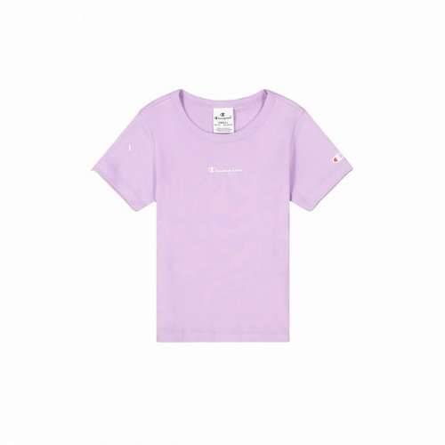 Dječje Majica Kratkih Rukava Champion Crewneck Lavanda Cijena