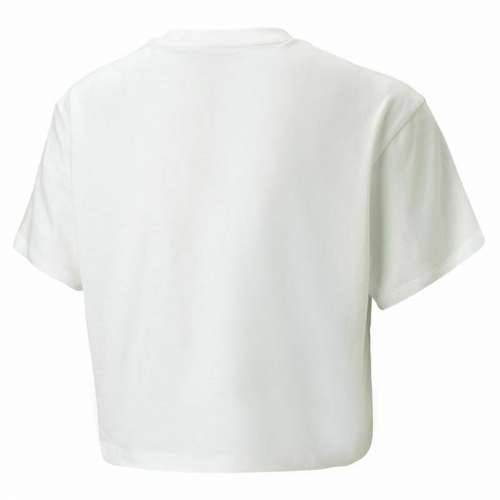 Dječje Majica Kratkih Rukava Puma Logo Cropped  Bijela Cijena