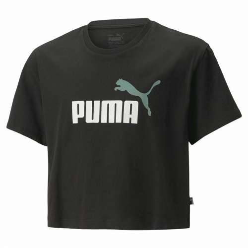 Dječje Majica Kratkih Rukava Puma Logo Cropped  Crna Cijena