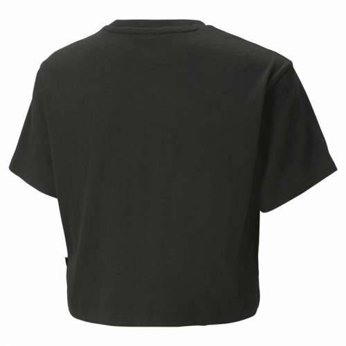 Dječje Majica Kratkih Rukava Puma Logo Cropped  Crna Cijena