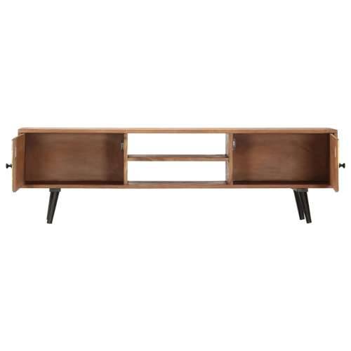 TV ormarić 140 x 30 x 40 cm od masivnog drva bagrema - 1 140 cm Cijena