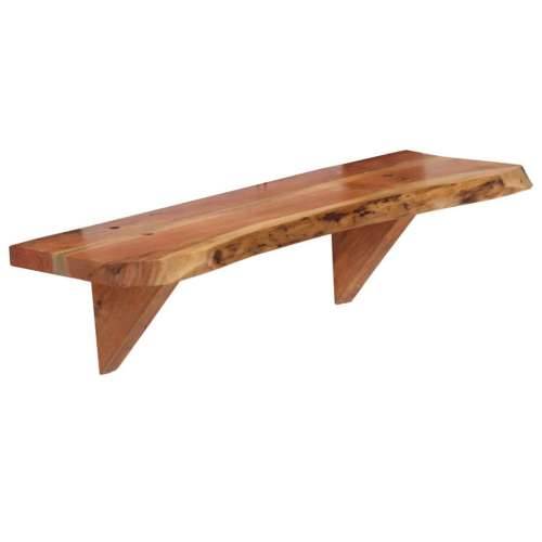 Zidne police od masivnog bagremovog drva 2 kom 60 x 20 x 18 cm - 60 x 20 x 18 cm 2 1 Cijena