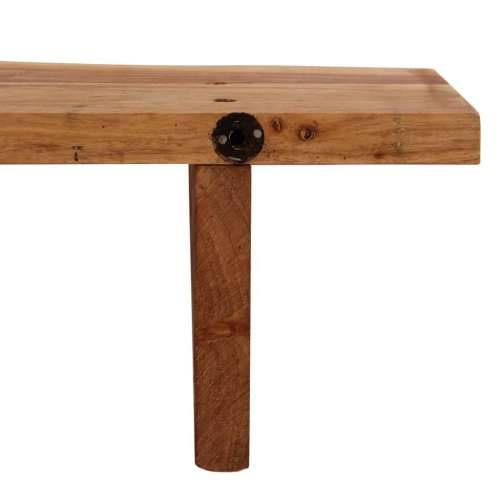 Zidne police od masivnog bagremovog drva 2 kom 60 x 20 x 18 cm - 60 x 20 x 18 cm 2 1 Cijena