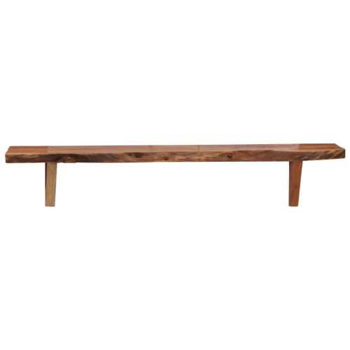 Zidne police od masivnog bagremovog drva 2 kom 90 x 20 x 18 cm - 90 x 20 x 18 cm 2 1 Cijena