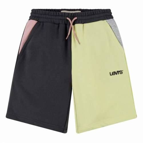 Dječke Sportske Kratke Hlače Levi’s French Terr 63392 Dvobojan Crna Cijena