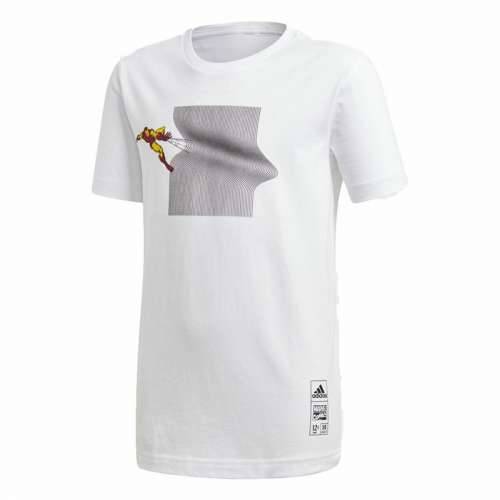 Dječje Majica Kratkih Rukava Adidas Iron Man Graphic Bijela Cijena